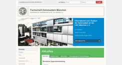 Desktop Screenshot of fachschaft-zahnmedizin.de